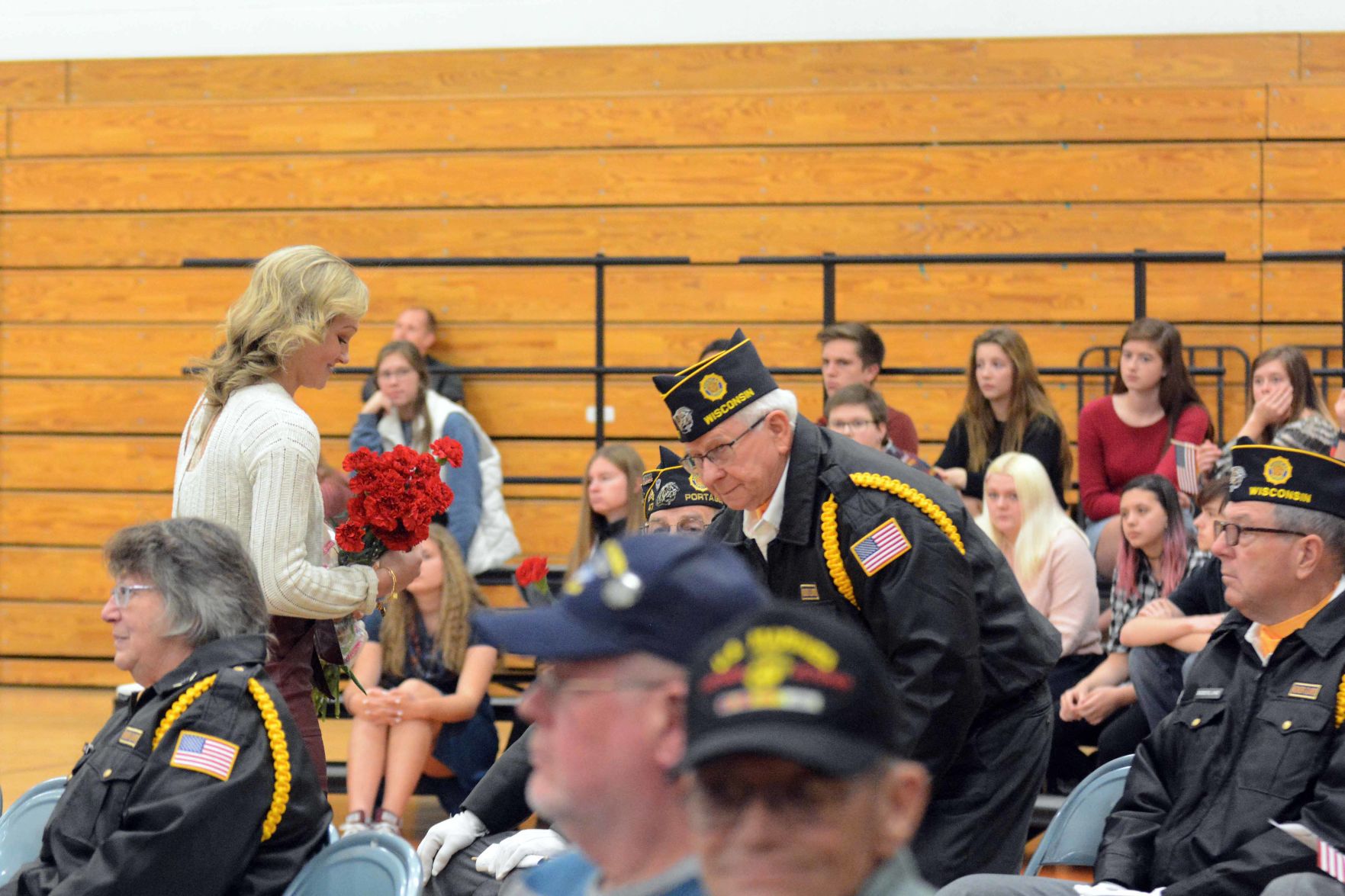 Portage High School Veterans Day ceremony 2019
